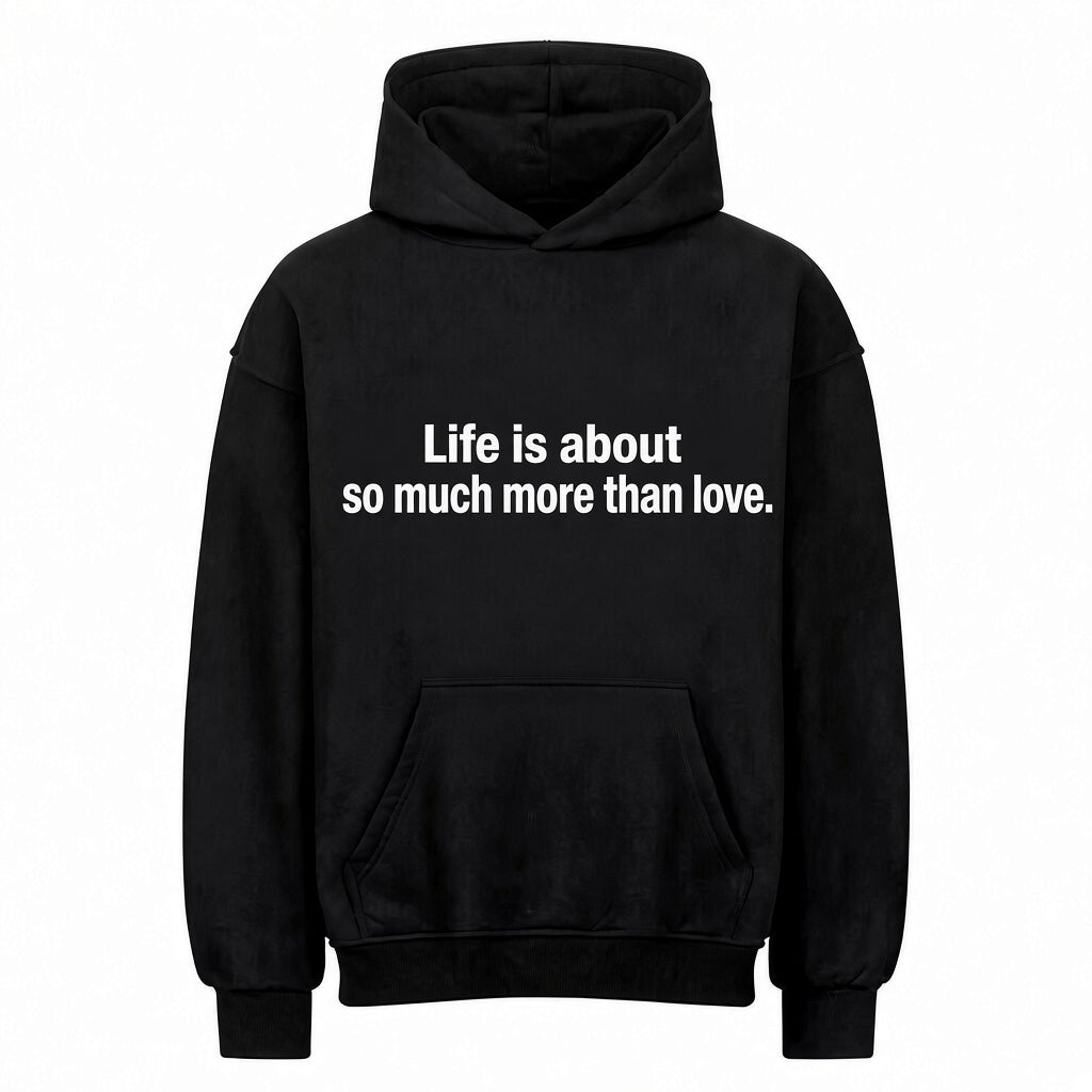 BLACK HOODIE LOVE.
